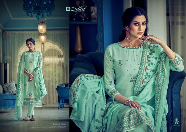 Zulfat Kalakruti Fancy Cotton Printed Dress Materials 